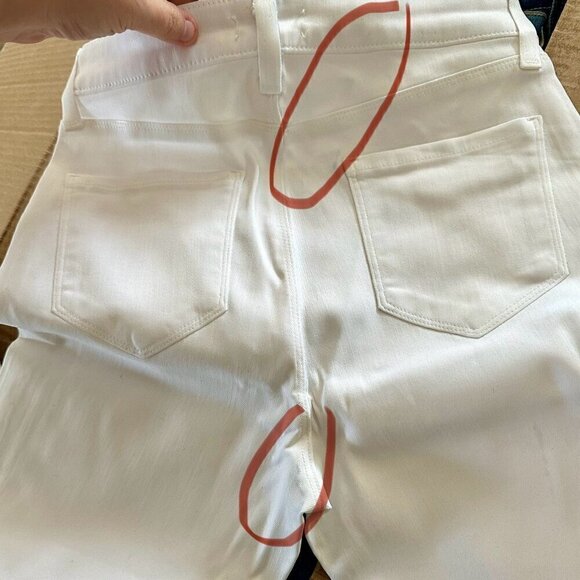 NWT L'AGENCE White Margot High Rise Skinny Jean in Blanc Coated - Size 27 - Picture 5 of 14